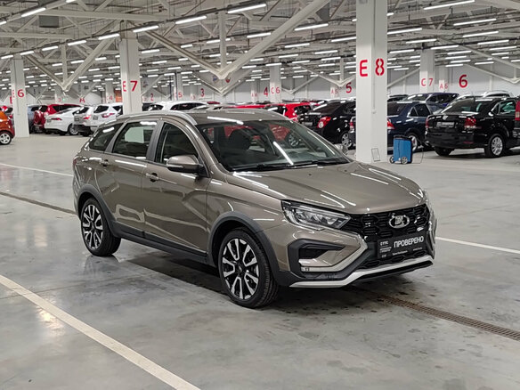 2024 Lada (ВАЗ) Vesta SW Cross I Рестайлинг (NG), коричневый, 1515000 рублей - вид 2
