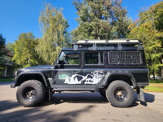 2008 Land Rover Defender 110 I Рестайлинг, чёрный, 2550000 рублей, вид 5