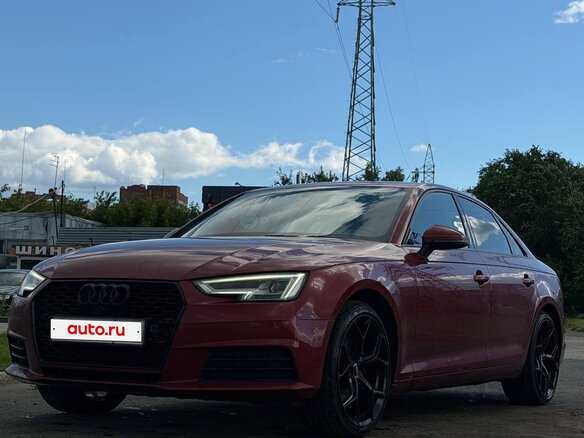2019 Audi A4 V (B9), красный - вид 1