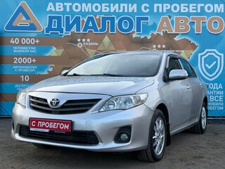 2012 Toyota Corolla X (E140, E150) Рестайлинг, серебристый, 950000 рублей, вид 1