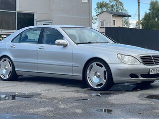2004 Mercedes-Benz S-Класс 350 Long IV (W220) Рестайлинг, серебристый, 1100000 рублей, вид 1