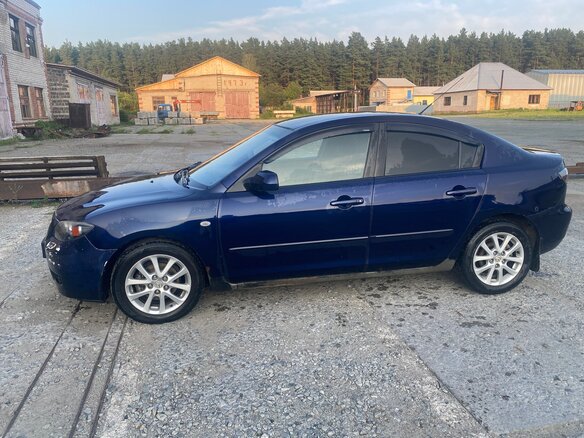 2008 Mazda 3 I (BK) Рестайлинг, синий, 600000 рублей - вид 5