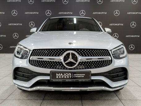 2021 Mercedes-Benz GLC Coupe 300 I (C253) Рестайлинг, серебристый, 5250000 рублей, вид 2