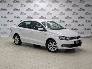 2013 Volkswagen Polo V, белый, 799000 рублей, вид 3