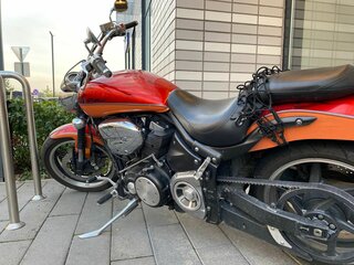 2008 Yamaha XV 1700 Warrior, красный, 700000 рублей, вид 4