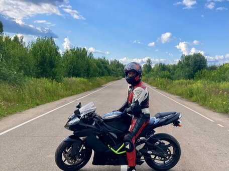 2008 Kawasaki ZX-6R Ninja, чёрный, 570000 рублей, вид 2