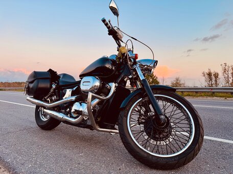 2000 Honda Shadow 400, чёрный, 350000 рублей, вид 2