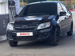 2014 Lada (ВАЗ) Granta I, чёрный, 300000 рублей, вид 1