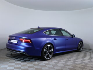 2016 Audi A7 I (4G) Рестайлинг, синий, 2190000 рублей, вид 5