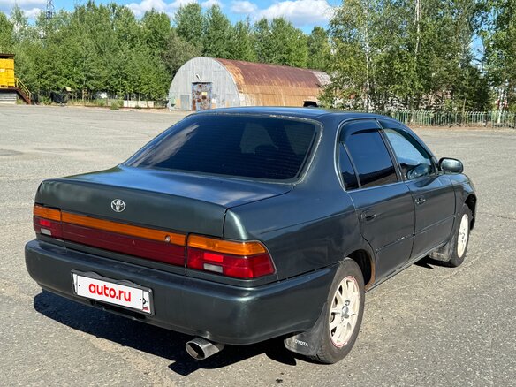 1992 Toyota Corolla VII (E100), зелёный, 170000 рублей - вид 6