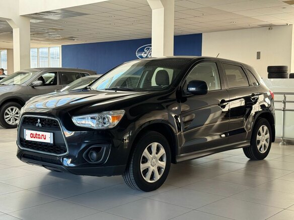 2014 Mitsubishi ASX I Рестайлинг, чёрный, 1240000 рублей