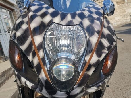2001 Suzuki GSX 1300 R Hayabusa, белый, 1550000 рублей, вид 2