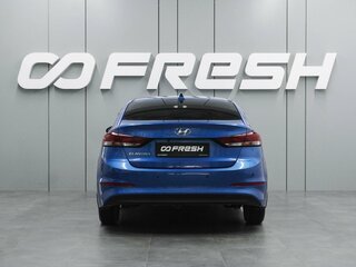 2017 Hyundai Elantra VI (AD), синий, 1197000 рублей, вид 4