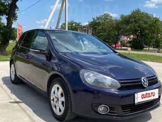 2012 Volkswagen Golf VI, синий, 745000 рублей, вид 3