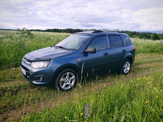 2015 Lada (ВАЗ) Kalina Cross II, серый, 490000 рублей, вид 3