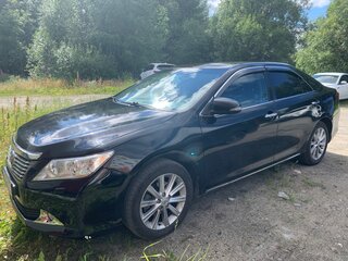 2014 Toyota Camry VII (XV50), чёрный, 1300000 рублей, вид 1
