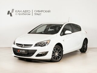 2013 Opel Astra J Рестайлинг, белый, 609400 рублей, вид 1