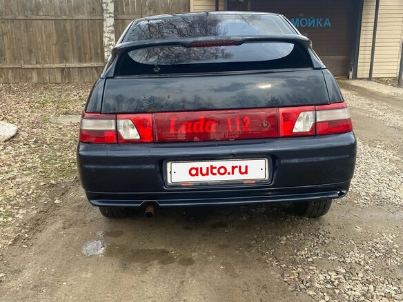 2008 Lada (ВАЗ) 2112, чёрный - вид 3