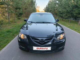 2008 Mazda 3 I (BK) Рестайлинг, чёрный, 455000 рублей, вид 2
