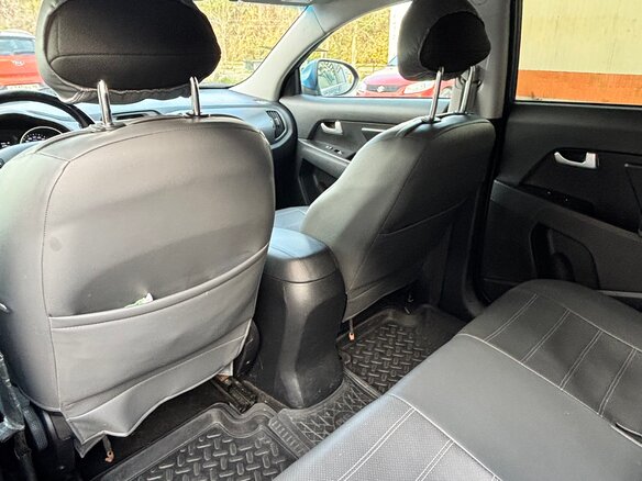 2014 Kia Sportage III Рестайлинг, синий, 1230000 рублей - вид 14