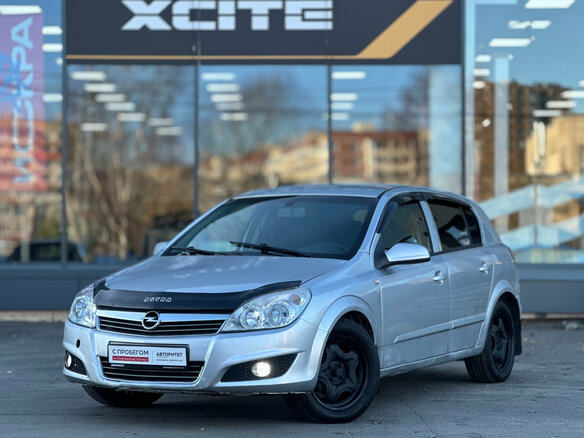 2008 Opel Astra H Рестайлинг, серебристый, 399000 рублей