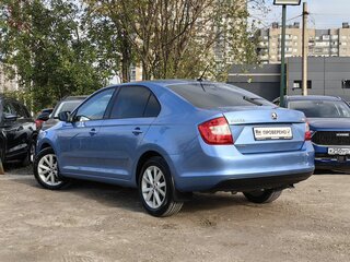 2015 Skoda Rapid I, синий, 809000 рублей, вид 4
