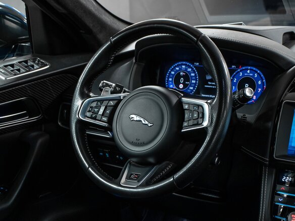 2019 Jaguar F-Pace SVR I, голубой, 7400166 рублей - вид 21