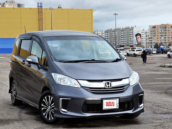 2014 Honda Freed I Рестайлинг 2, серый, 1180000 рублей