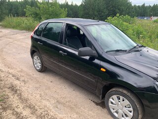 2013 Lada (ВАЗ) Kalina II, чёрный, 360000 рублей, вид 3