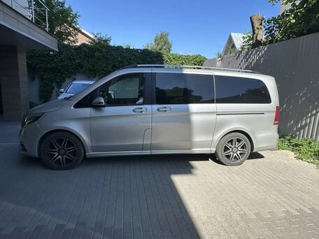 2019 Mercedes-Benz V-Класс Long 220 d длинный III (W447) Рестайлинг, серебристый, 4290000 рублей, вид 4