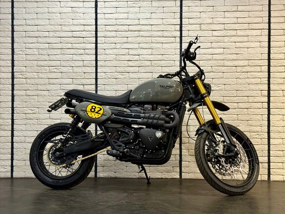 2023 Triumph Scrambler, серый