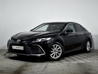 2021 Toyota Camry VIII (XV70) Рестайлинг, чёрный, 1845000 рублей, вид 1