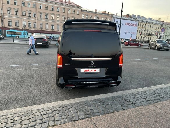 2020 Mercedes-Benz V-Класс Long 260 длинный III (W447) Рестайлинг, чёрный, 7690000 рублей - вид 7