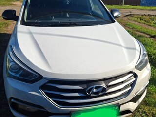 2016 Hyundai Santa Fe III Рестайлинг, белый, 1820000 рублей, вид 1