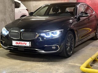 2018 BMW 4 серии Gran Coupe 420d xDrive F32/F33/F36 Рестайлинг, чёрный, 3400000 рублей, вид 2