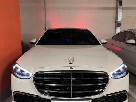2021 Mercedes-Benz S-Класс 500 Long 4MATIC VII (W223), белый, 10200000 рублей, вид 4