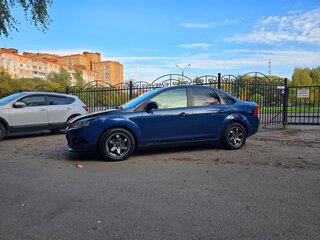 2008 Ford Focus II Рестайлинг, синий, 400000 рублей, вид 4