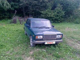 2009 Lada (ВАЗ) 2107, зелёный, 135000 рублей, вид 1
