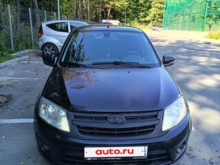2014 Lada (ВАЗ) Granta I, чёрный, 450000 рублей, вид 3