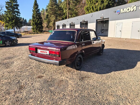 2008 Lada (ВАЗ) 2107, пурпурный, 245000 рублей - вид 2