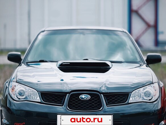 2007 Subaru Impreza II Рестайлинг 2, чёрный, 1250000 рублей - вид 2
