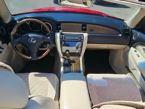 2002 Lexus SC 430 II, красный, 2000000 рублей - вид 15