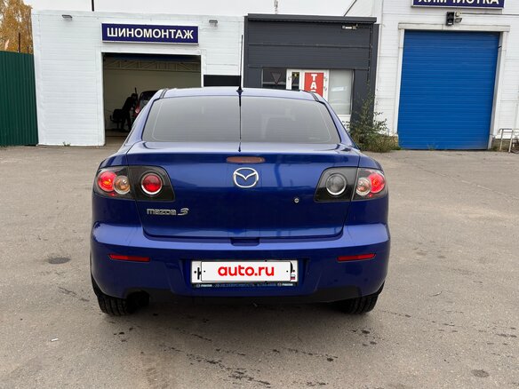 2008 Mazda 3 I (BK) Рестайлинг, синий, 520000 рублей - вид 5