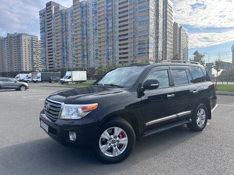 2012 Toyota Land Cruiser 200 Series Рестайлинг 1, чёрный, 4295000 рублей, вид 1