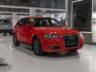 2007 Audi A3 II (8P) Рестайлинг 1, красный, 670000 рублей, вид 2