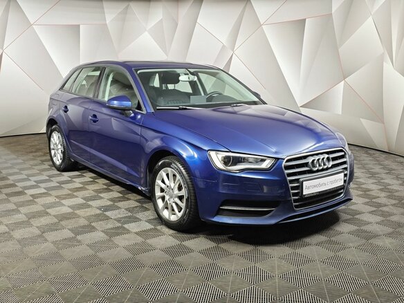 2015 Audi A3 III (8V), синий, 1219000 рублей - вид 2