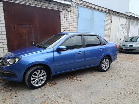 2019 Lada (ВАЗ) Granta I Рестайлинг, синий, 545000 рублей, вид 5
