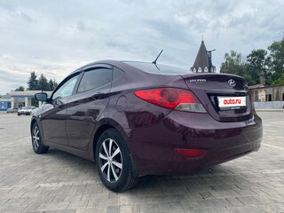 2011 Hyundai Solaris I, фиолетовый, 629000 рублей, вид 4