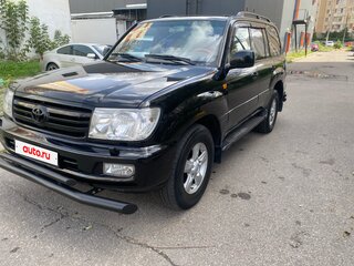 2004 Toyota Land Cruiser 100 Series Рестайлинг 1, чёрный, 1650000 рублей, вид 1