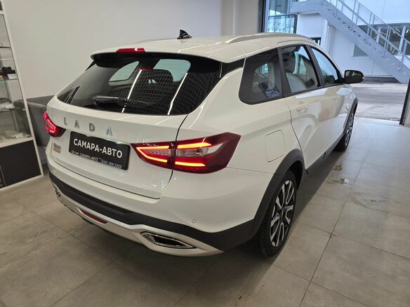 2026 Lada (ВАЗ) Vesta SW Cross I Рестайлинг (NG), белый - вид 3